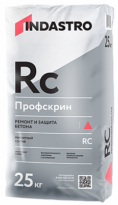 Ремонтный состав тиксотропного типа INDASTRO ПРОФСКРИН RC60 (25 кг)